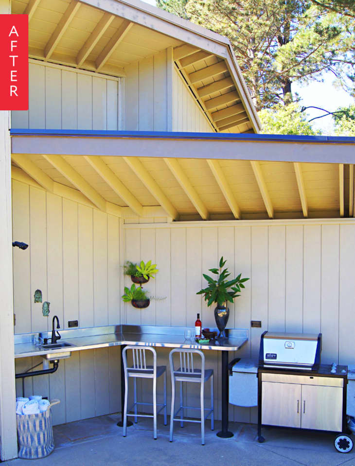 Before & After A Custom Outdoor Kitchen Without the Custom Pricetag
