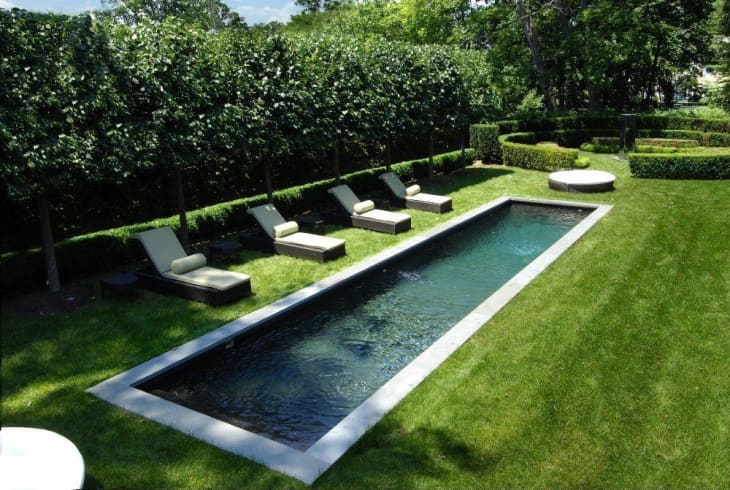 lap pool in ground