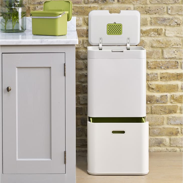 Recycling Solutions That Won't Detract from Your Decor | Apartment Therapy - Compact Recycling Bins For Small Apartment Spaces