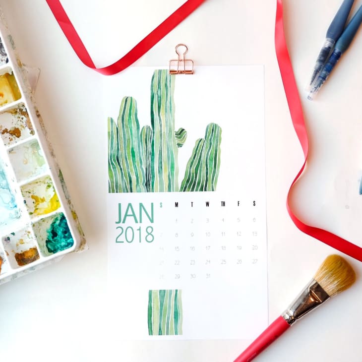 Best Wall Calendars for 2018 Apartment Therapy