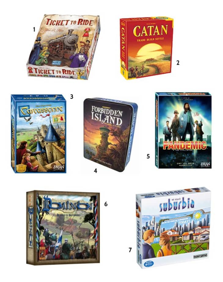 List of Best Eurogame Board Games Apartment Therapy