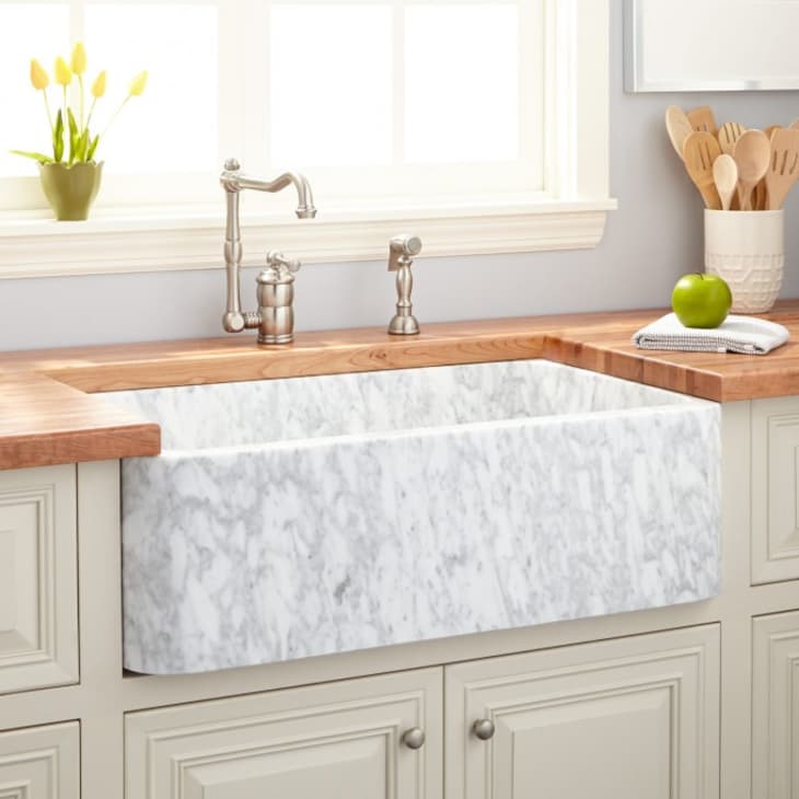 Marble Sinks Kitchen Remodeling Ideas Apartment Therapy