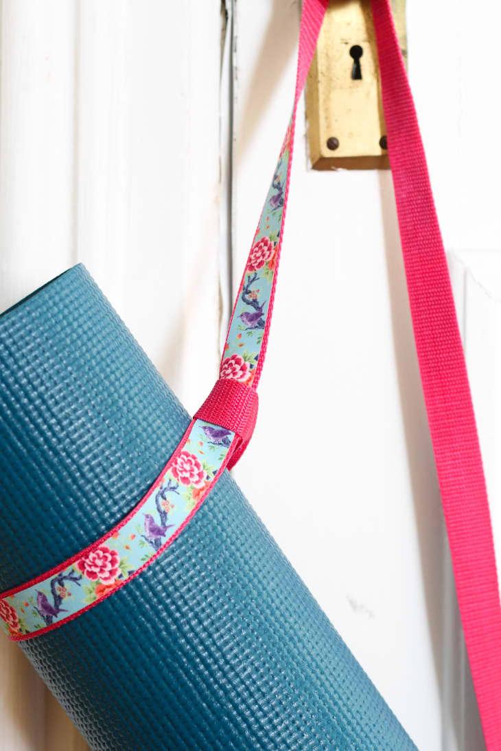 DIY Yoga Mat Strap Apartment Therapy