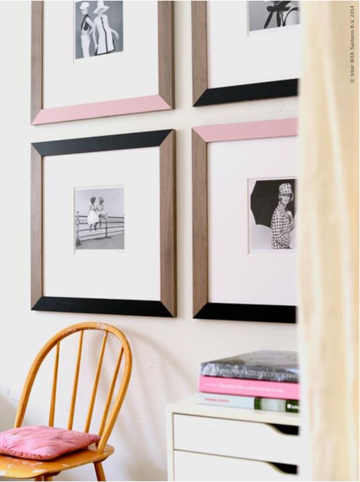 7 Ways to Upgrade IKEA Picture Frames Apartment Therapy