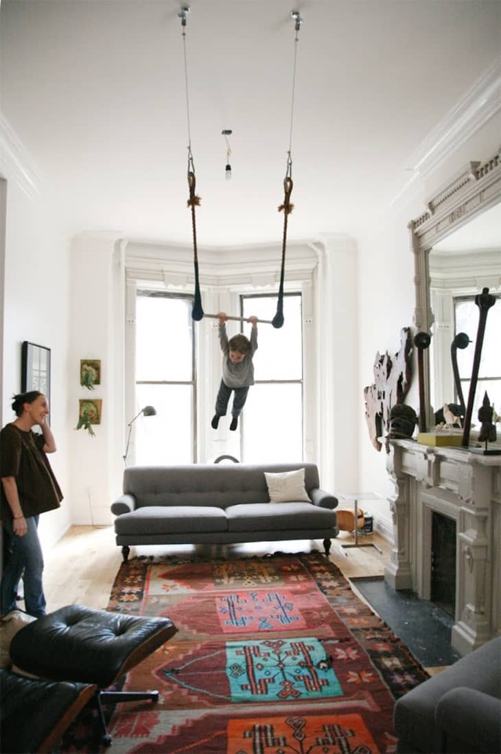 Bring the Outdoors In Living Room Hammocks Hanging Chairs Apartment Therapy