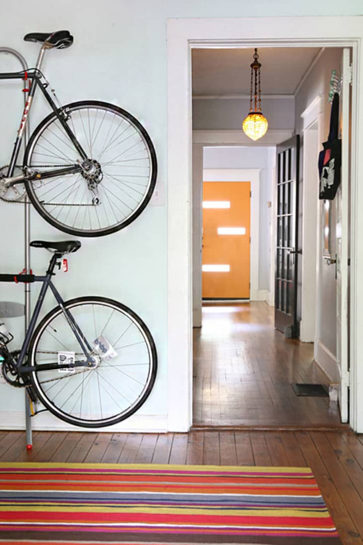 storing bikes in a small apartment