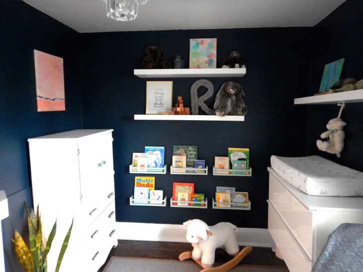 Navy blue clearance baby room