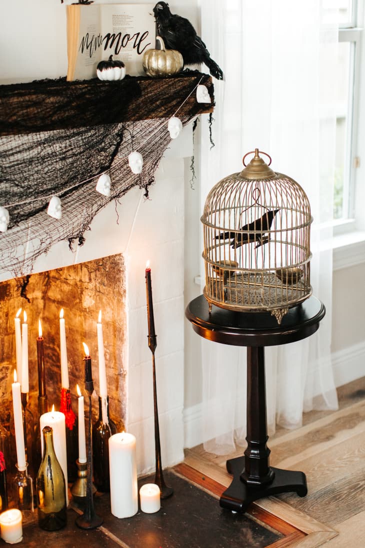 Halloween Decorating Ideas for the Mantel | Apartment Therapy