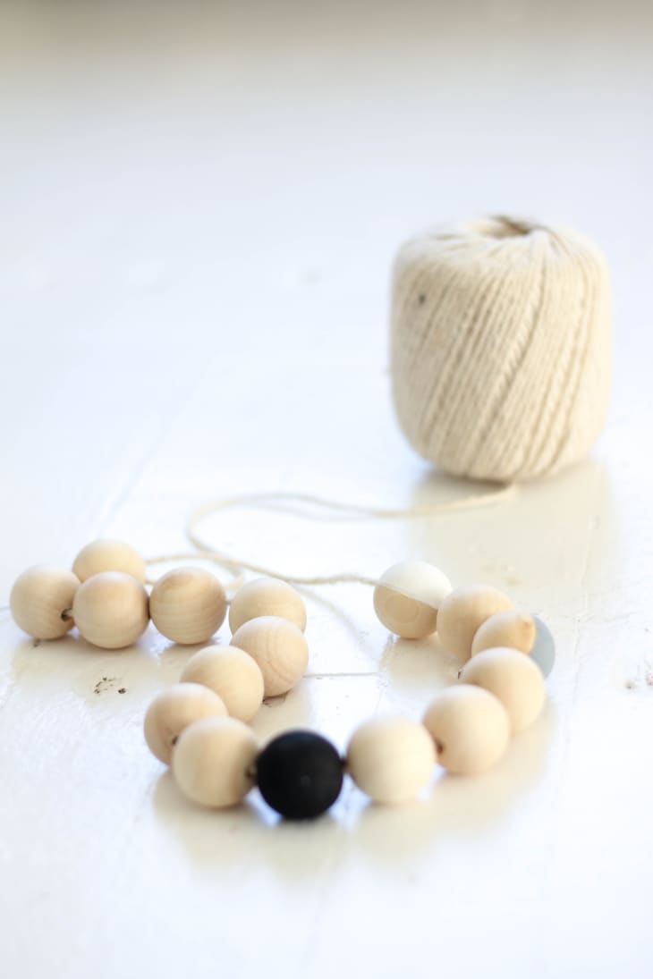 DIY Home Decor How To Make a Modern Beaded Wood Trivet Apartment Therapy