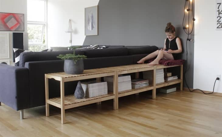 IKEA Molger Bench Ideas Hacks | Apartment Therapy
