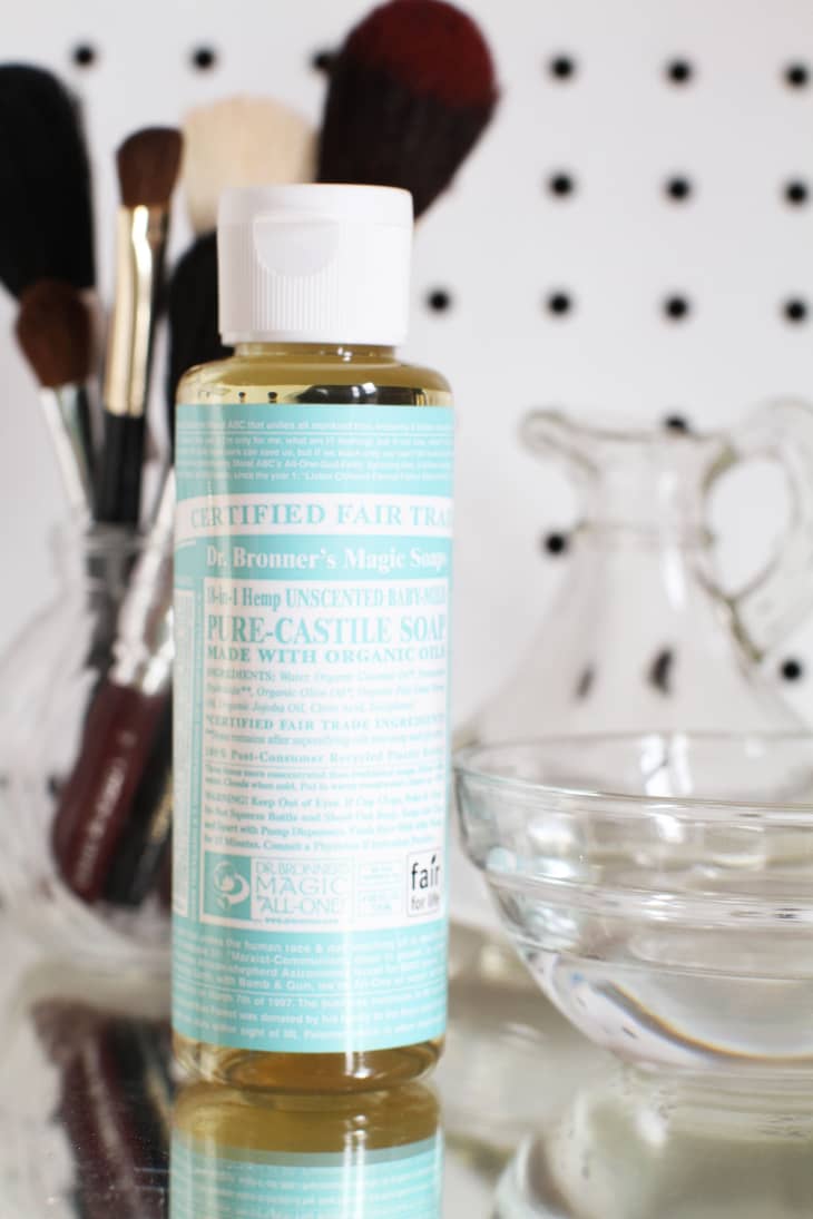 how to clean makeup brushes Apartment Therapy