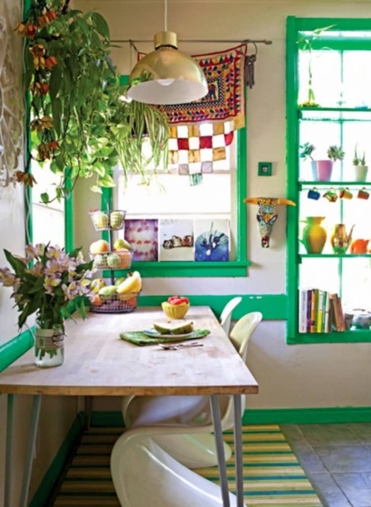 Interiors With Bright Painted Window Frames Apartment Therapy