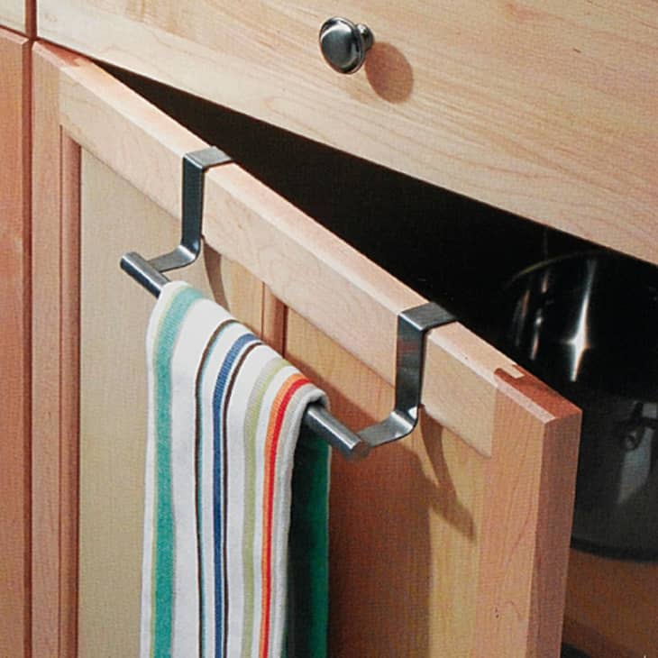 Over cabinet towel discount rack