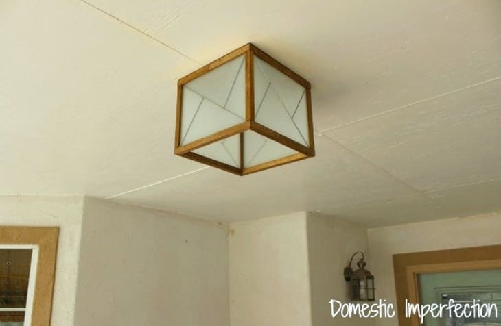 Diy flush deals mount chandelier