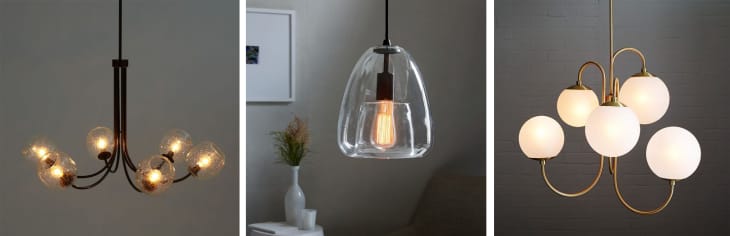 West elm store light fixtures