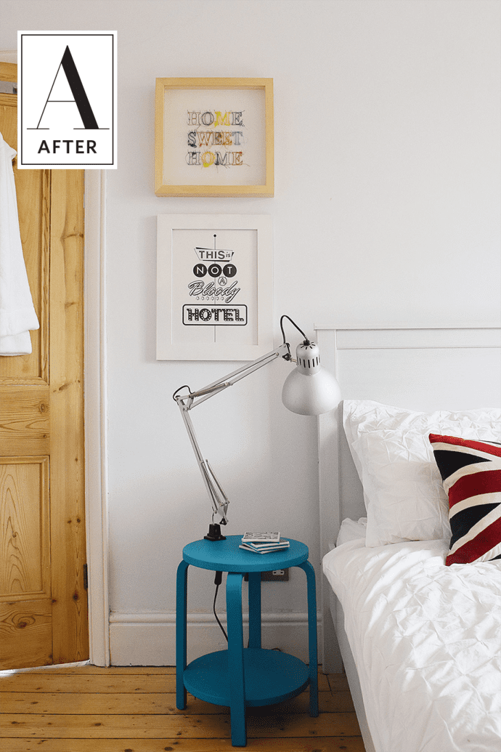 Before & After Renovating a Guest Room in a Historic Home Apartment