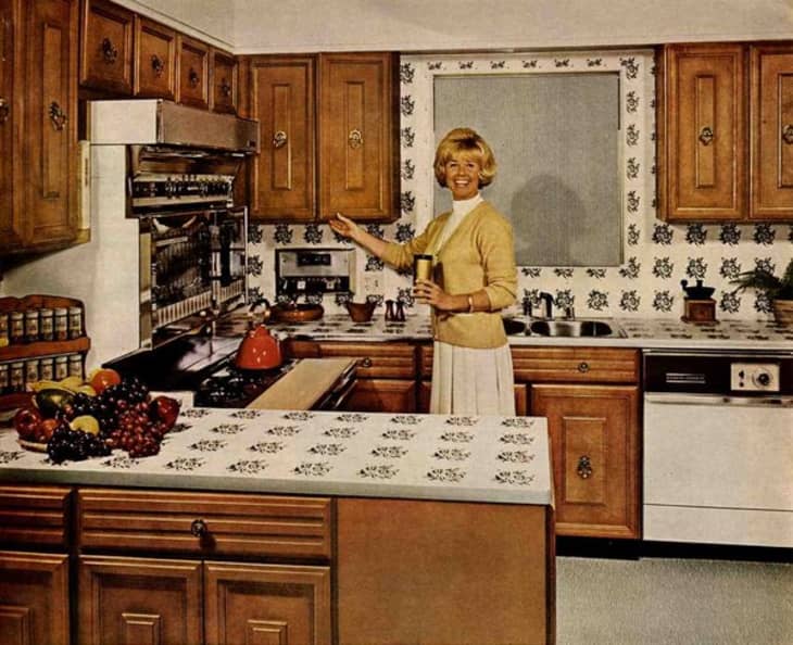 1960's kitchen wall