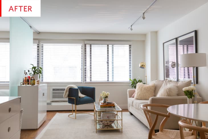 Before and After: Dated Living Room Minimal Makeover | Apartment Therapy