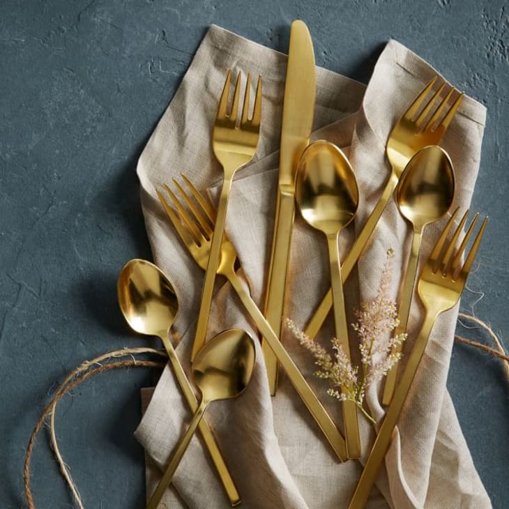 The Best Modern Gold (and Copper!) Flatware Apartment Therapy