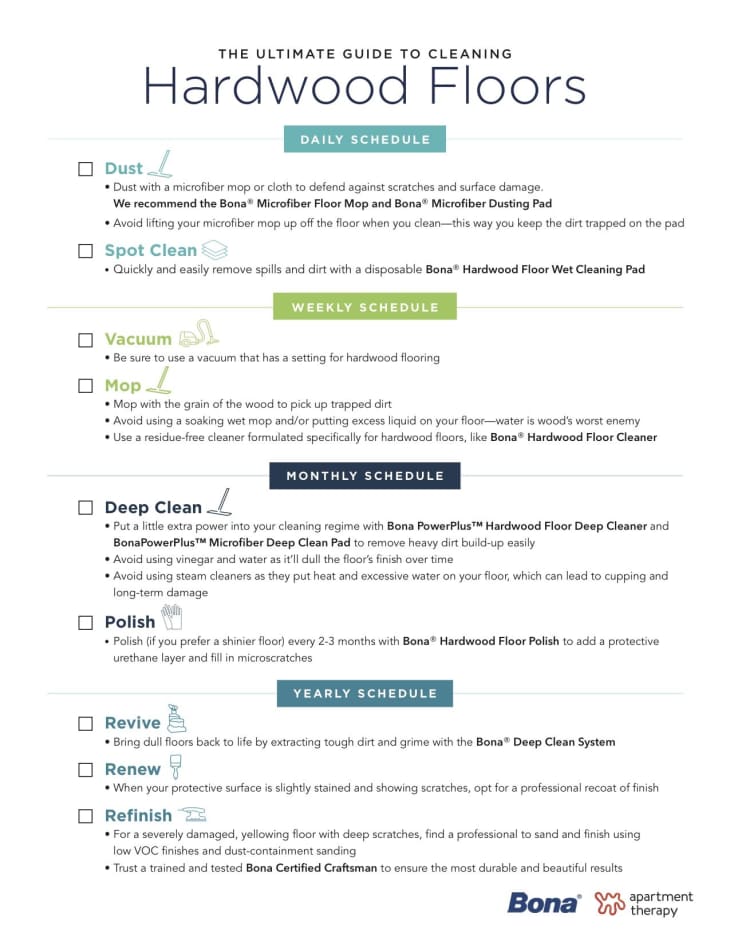 The Ultimate Guide to Cleaning Hardwood Floors Apartment Therapy