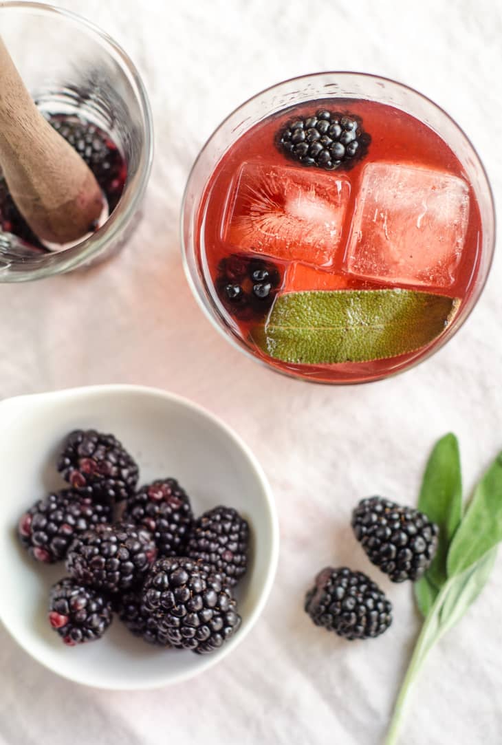 Cocktail Recipe: The Hint of Spring, with Rum, Blackberries & Sage ...