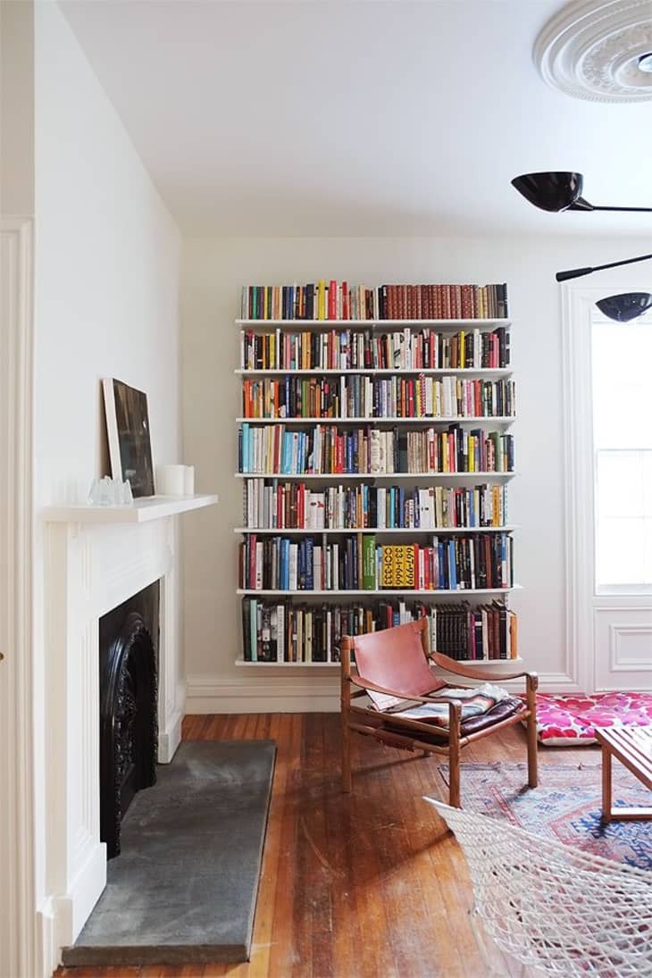 8 Spaces That Make Track Shelving Look Good Apartment Therapy 9439