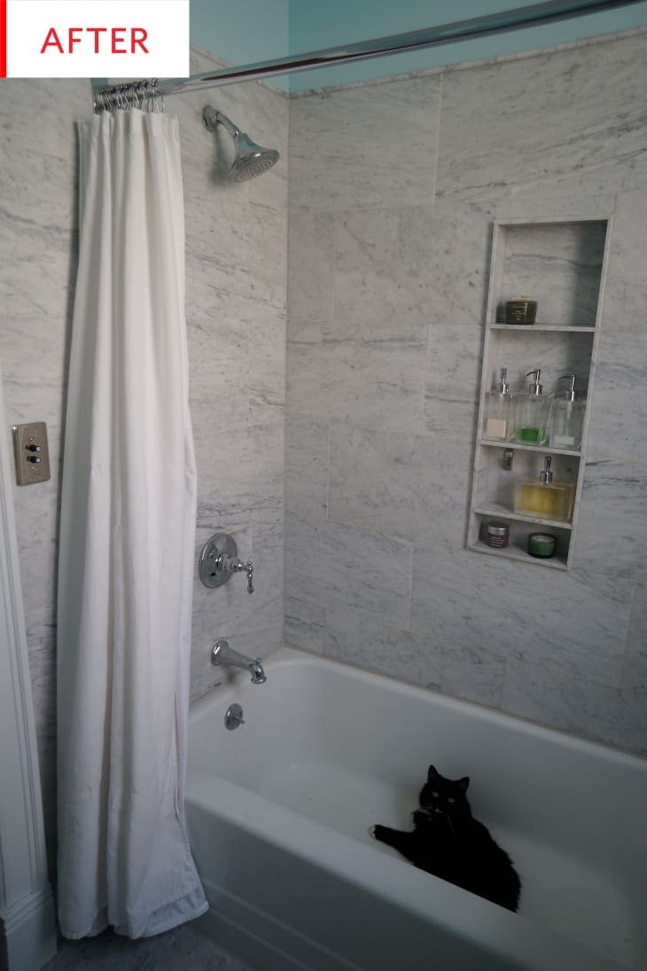 Mold Removal - Bathroom Remodel Before After | Apartment Therapy