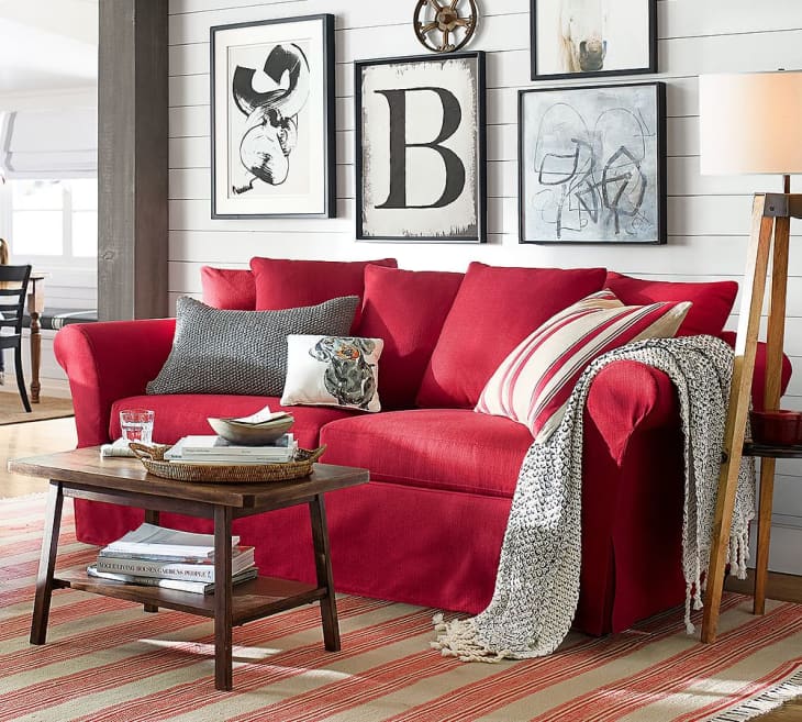 Pottery barn deals sectionals small spaces