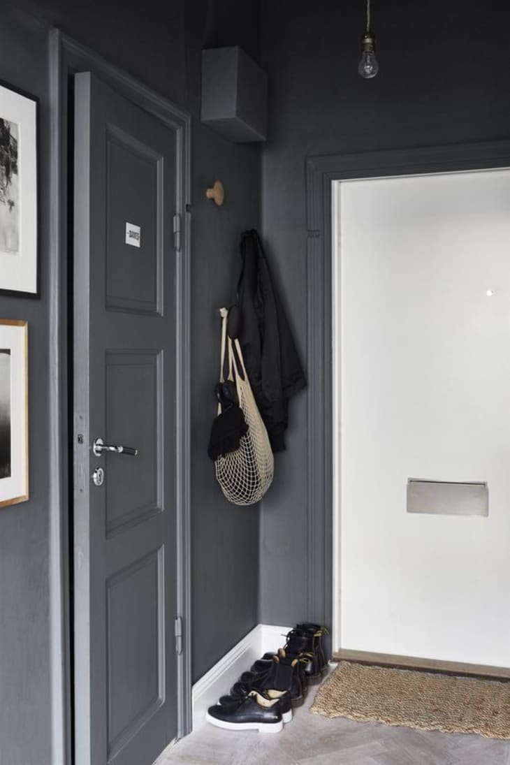 Dark Painted Foyers & Entryways | Apartment Therapy