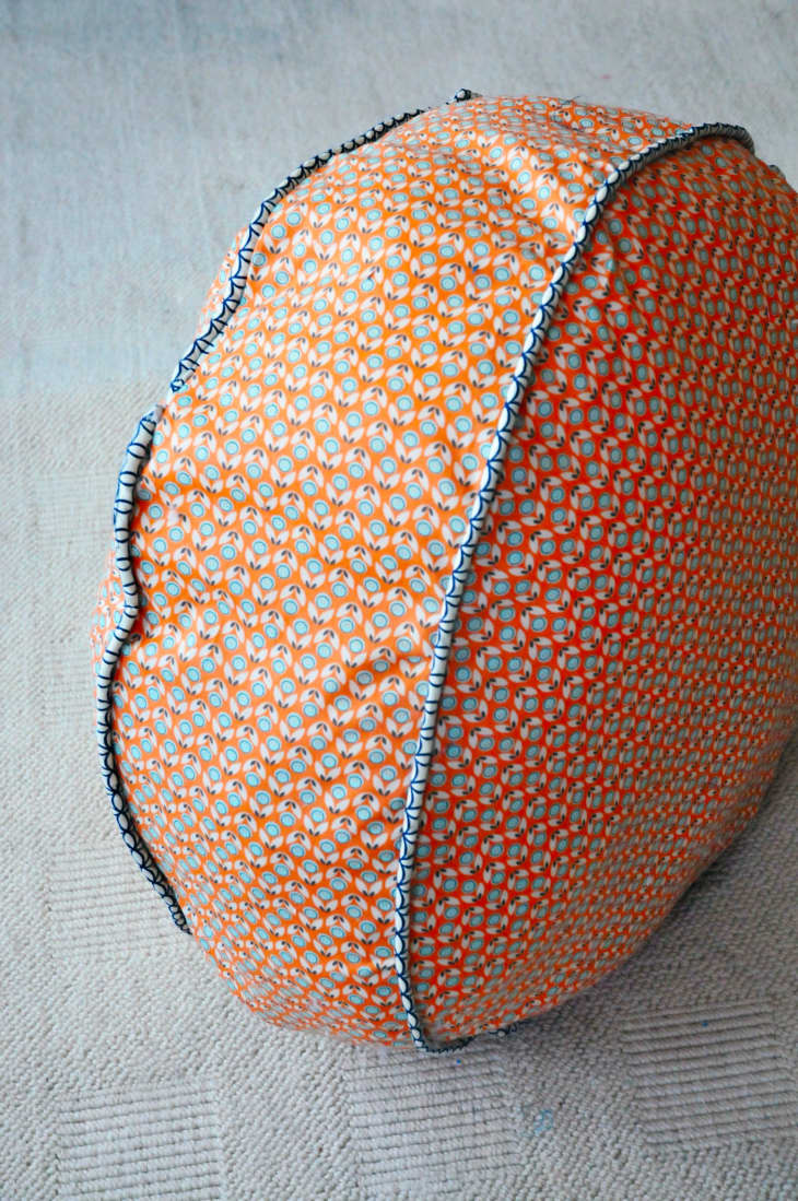 How To Make a Colorful, Inexpensive Floor Cushion Apartment Therapy