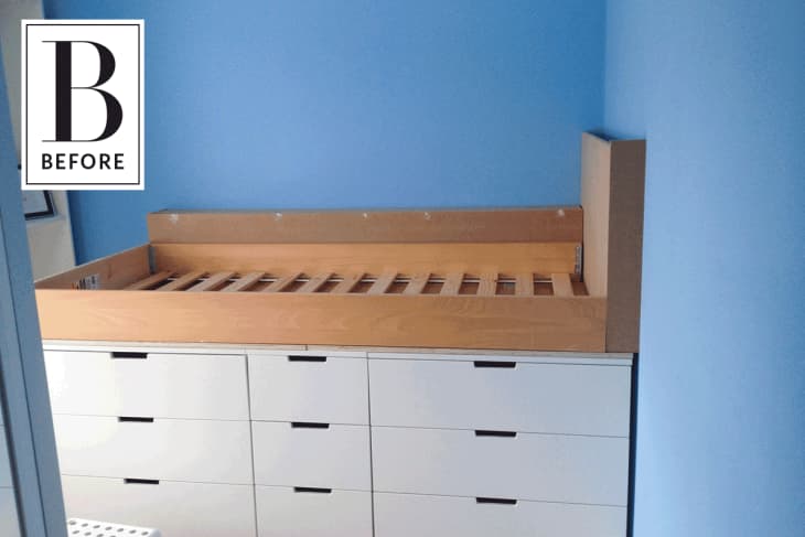 Before & After: An IKEA Hack Adds Style & Storage to a Kids Room