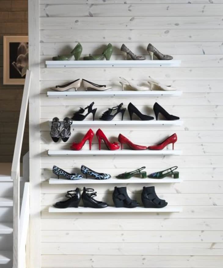 Kallax deals shoe storage