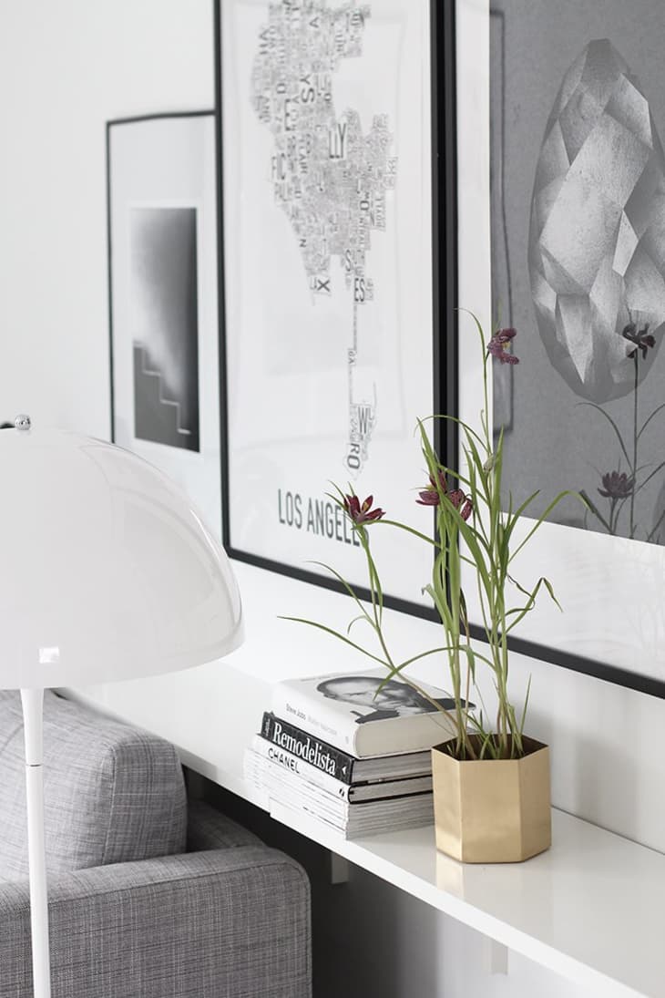 What To Do With That Small, Awkward Gap Behind the Sofa | Apartment Therapy