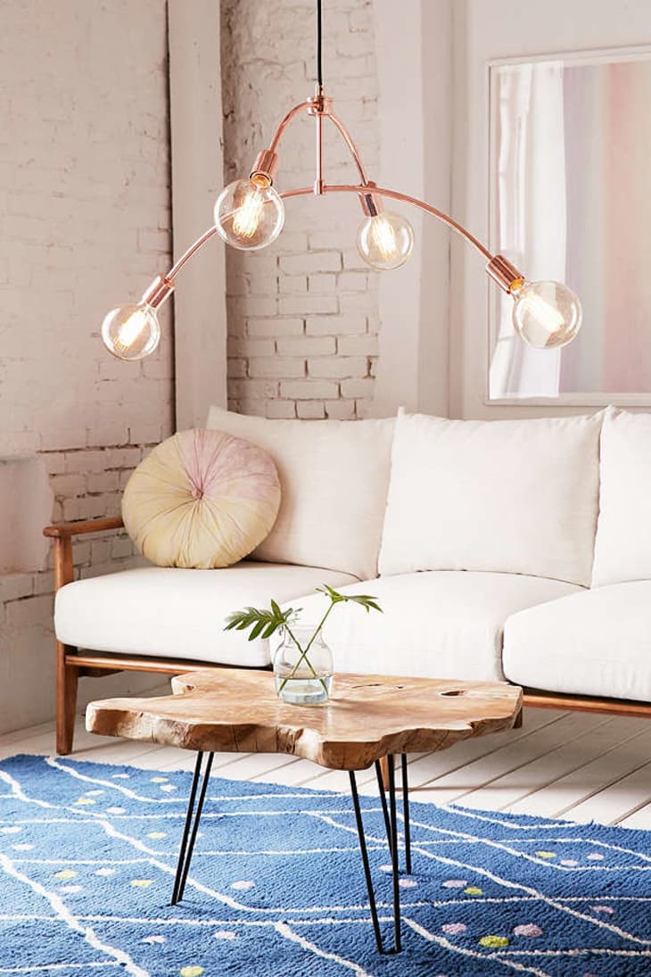 Cheap Thrills Modern (& Affordable) Chandelier Lighting Apartment