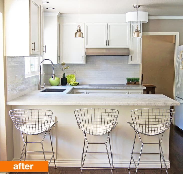 Before & After: A Compact, Updated Kitchen for a Family of 5 ...