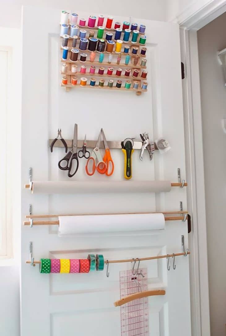 Closet Storage Solutions for the Back of the Door Apartment Therapy