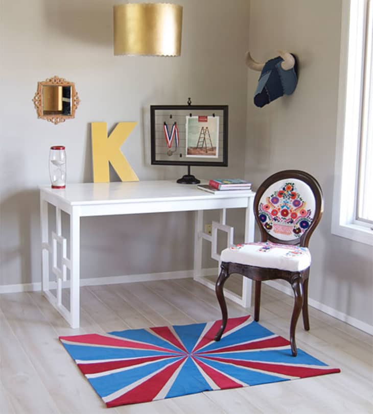 Before & After: From IKEA Dining Table to Chic Desk
