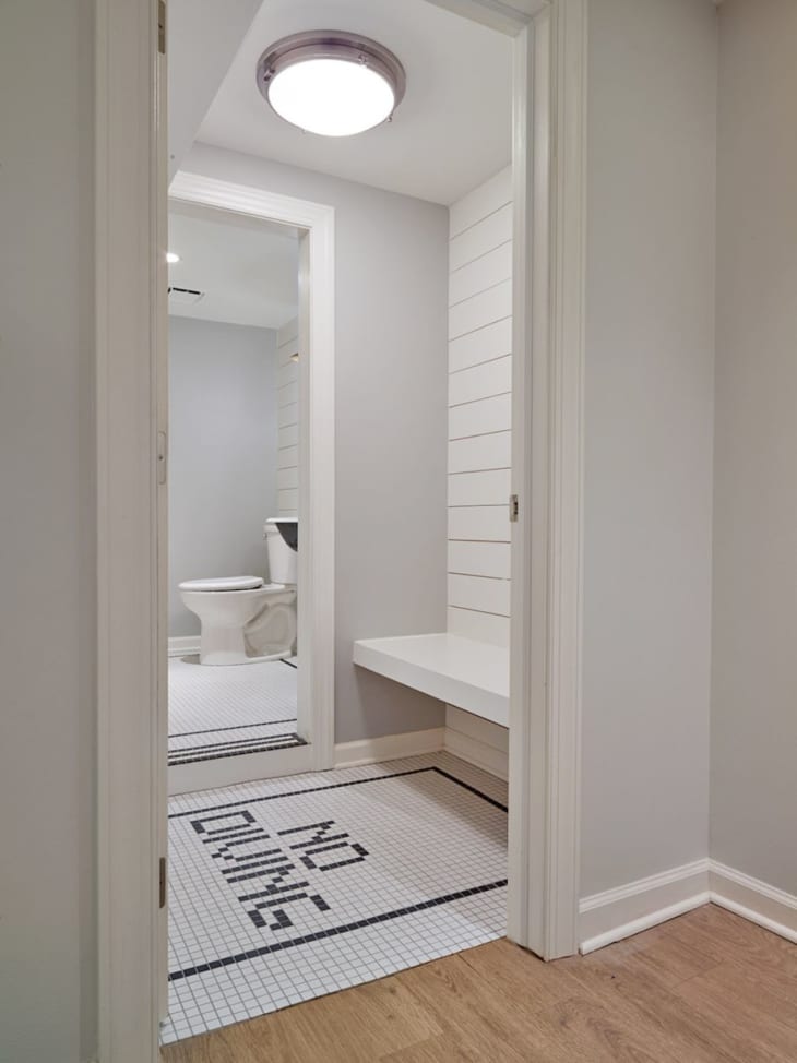 Bathroom Floor Tile Patterns Using Cheap In-Stock Options | Apartment