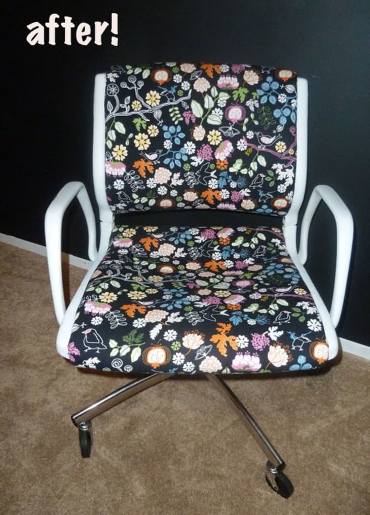 Before & After A Fresh Look for an Old Office Chair Apartment Therapy
