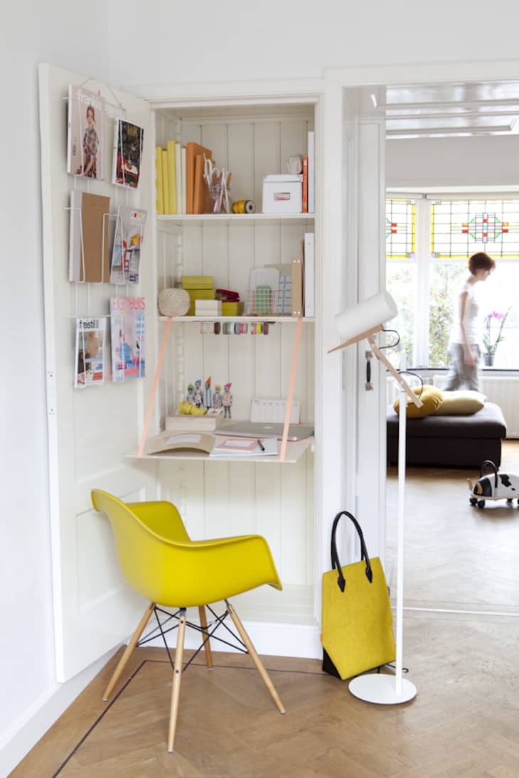 How to Sneak a Hidden Workspace Into Your Small Home Apartment Therapy