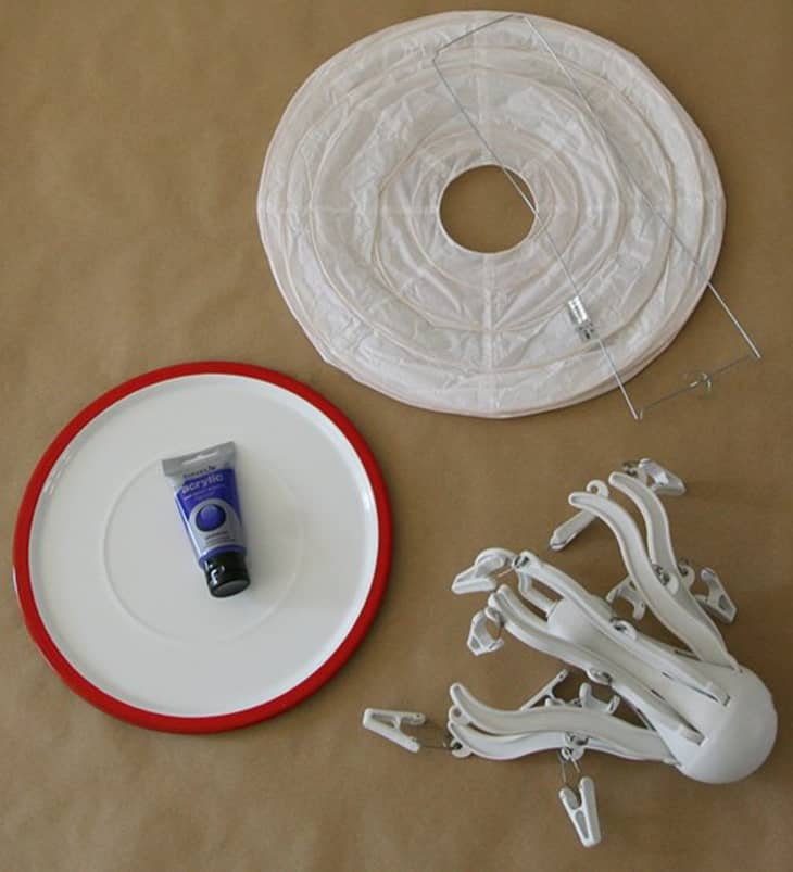 How To Make DipDyed & Painted Paper Lanterns Apartment Therapy