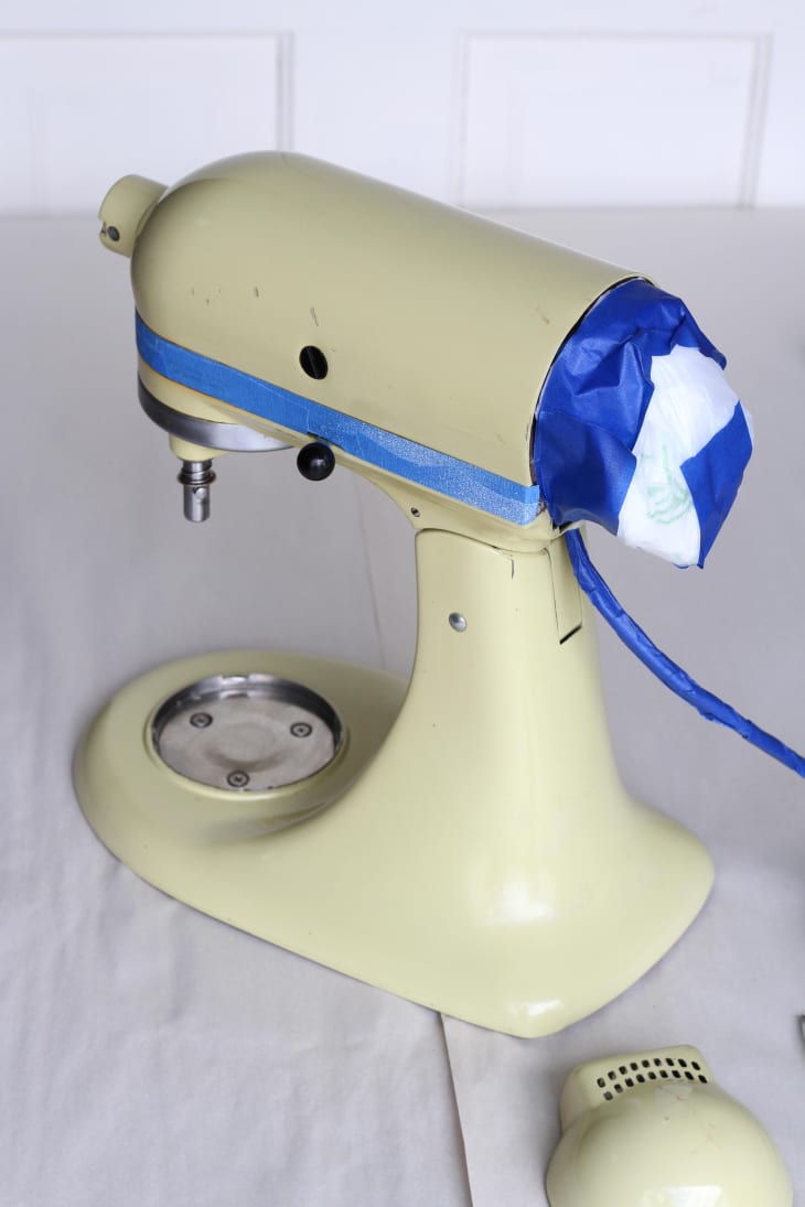 How To Paint a KitchenAid Mixer a New Color Apartment Therapy