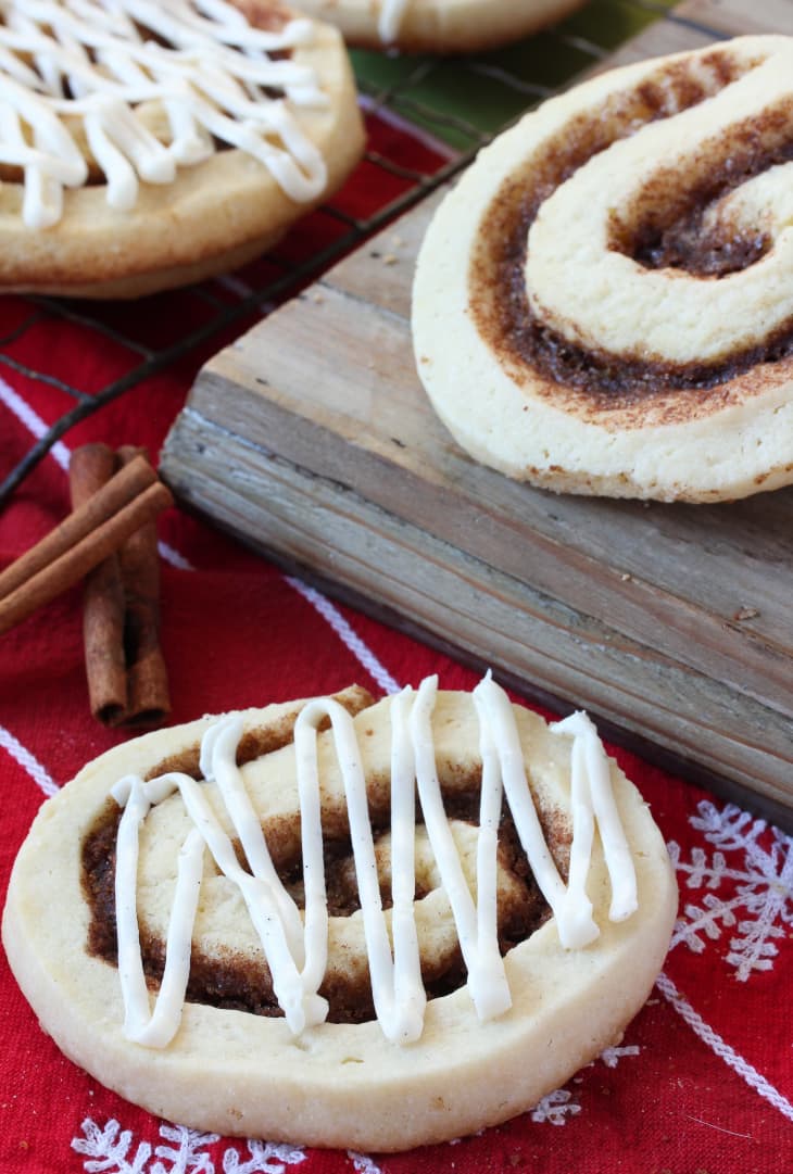 Recipe Cinnamon Roll Sugar Cookies with Cream Cheese Icing The Kitchn