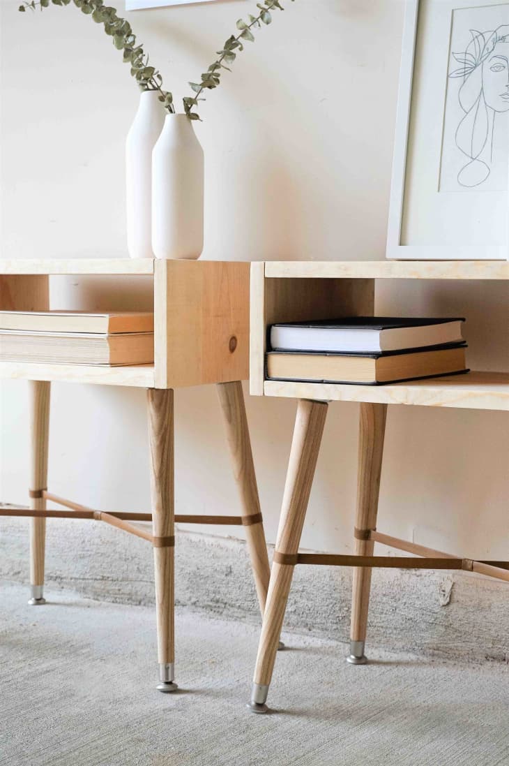 How to Build Simple Wood Nightstands Apartment Therapy