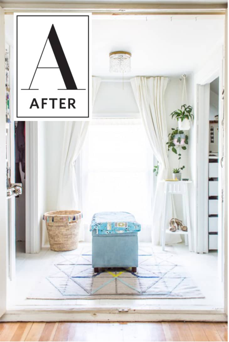 How To Turn an Awkward Space into a Stylish Closet | Apartment Therapy