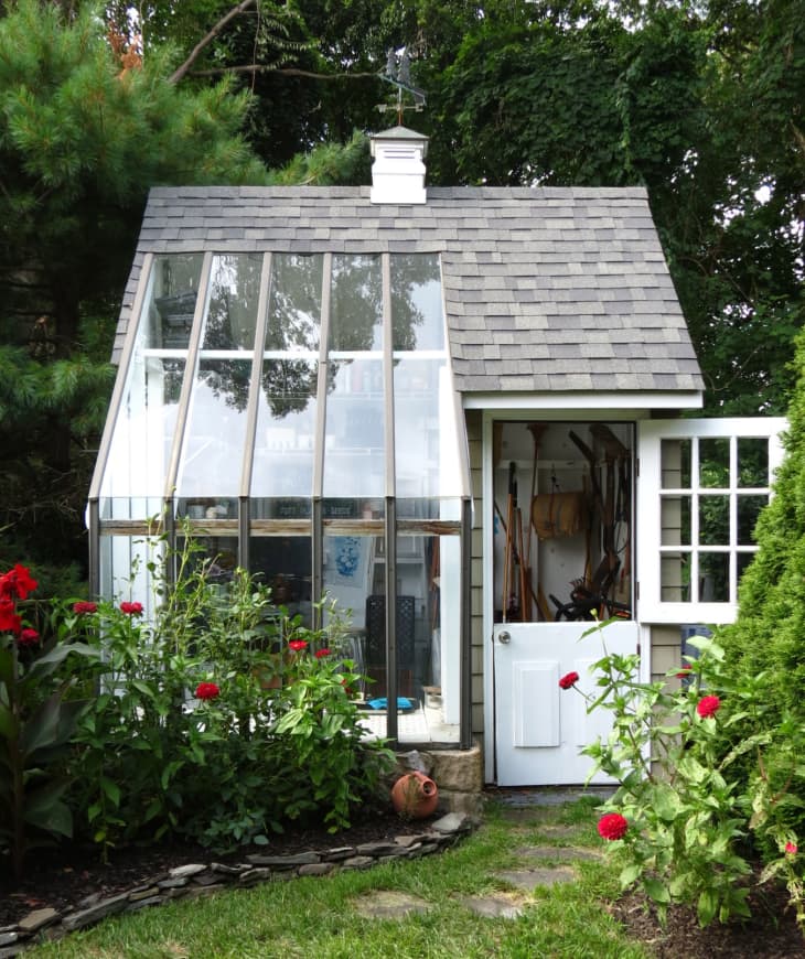 Small Greenhouse Backyard Ideas Apartment Therapy