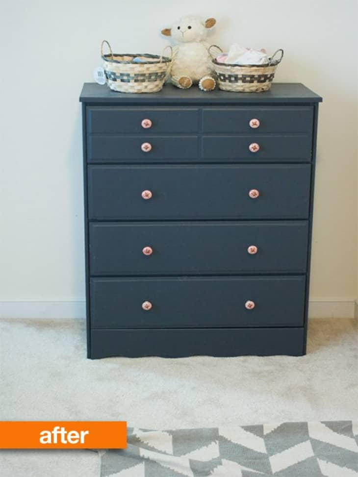 Before & After An Old Dresser for a New Nursery Apartment Therapy