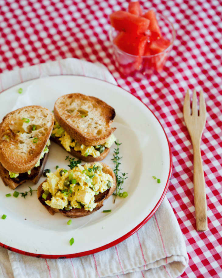 Vegan Recipe: Lemony Eggless Egg Salad | The Kitchn