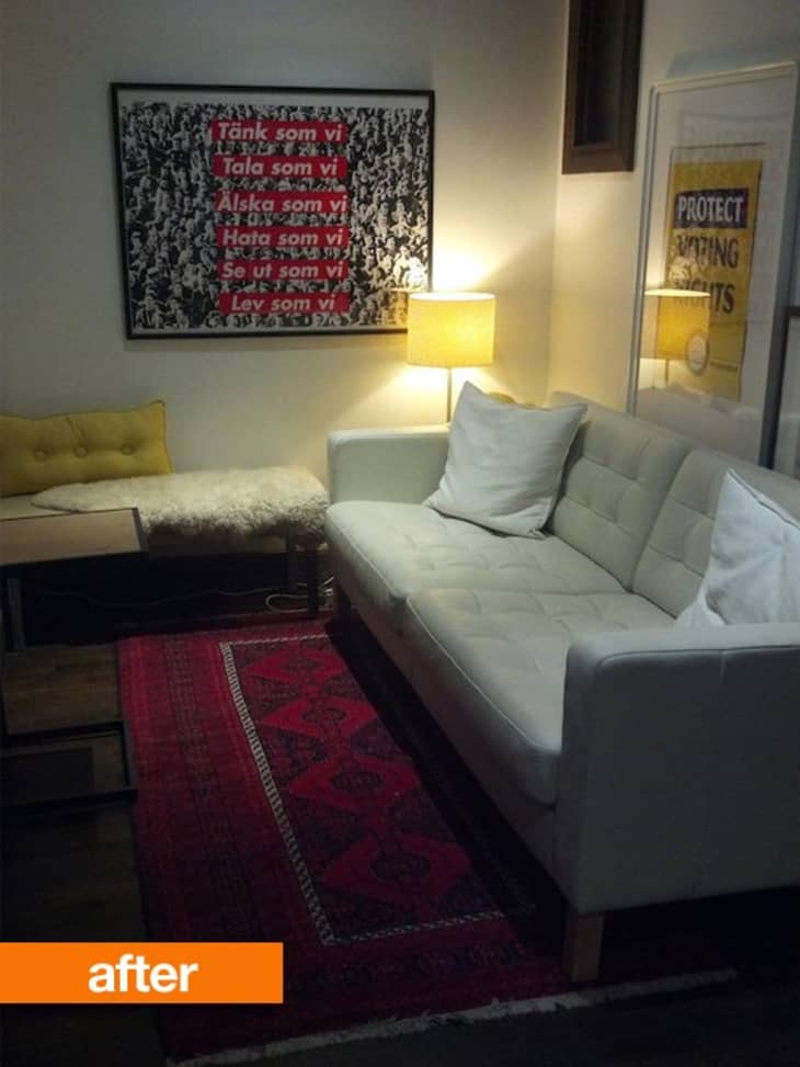 Before & After: Angela’s Living Room Reclamation | Apartment Therapy