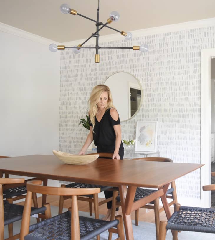 How To DIY Faux Wallpaper the Easy Way Photo Tutorial Apartment Therapy